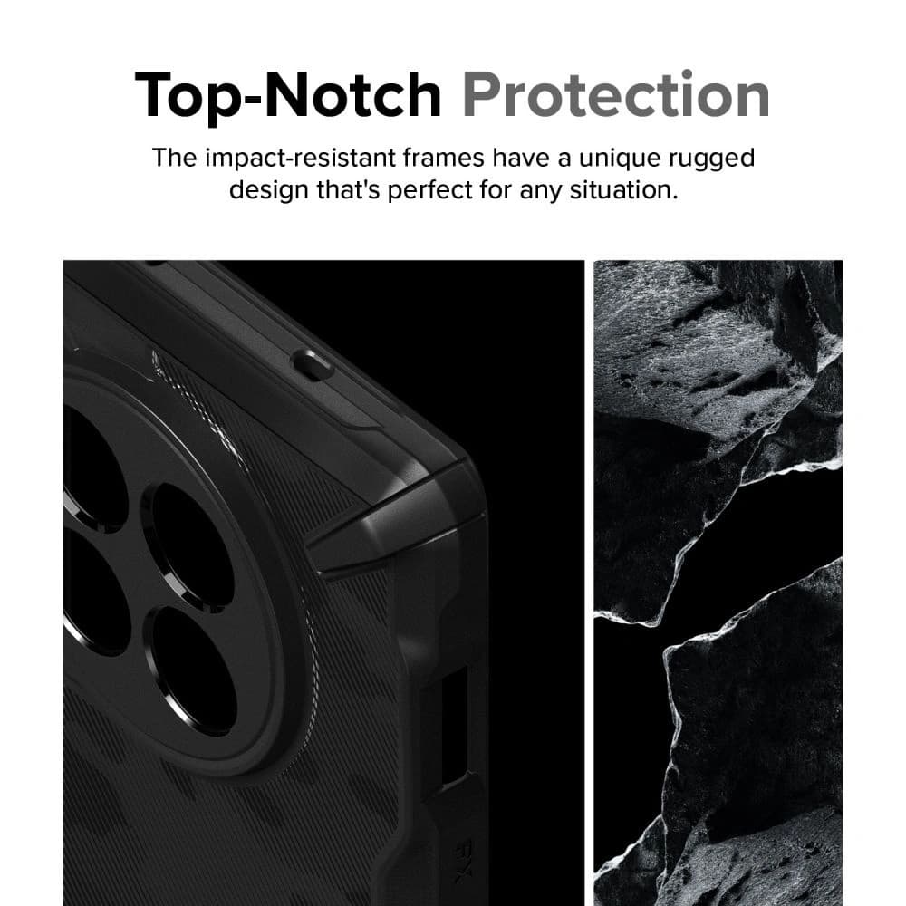 Etui Ringke Fusion-X OnePlus 12 Camo Black - 7