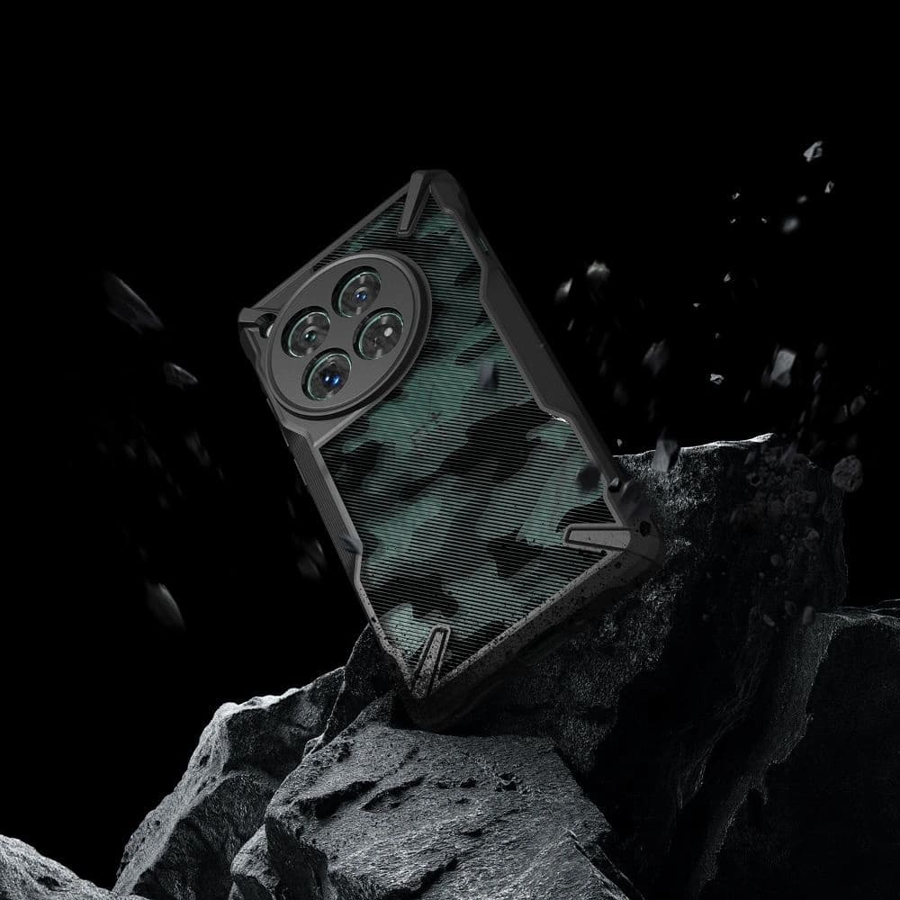 Etui Ringke Fusion-X OnePlus 12 Camo Black - 13