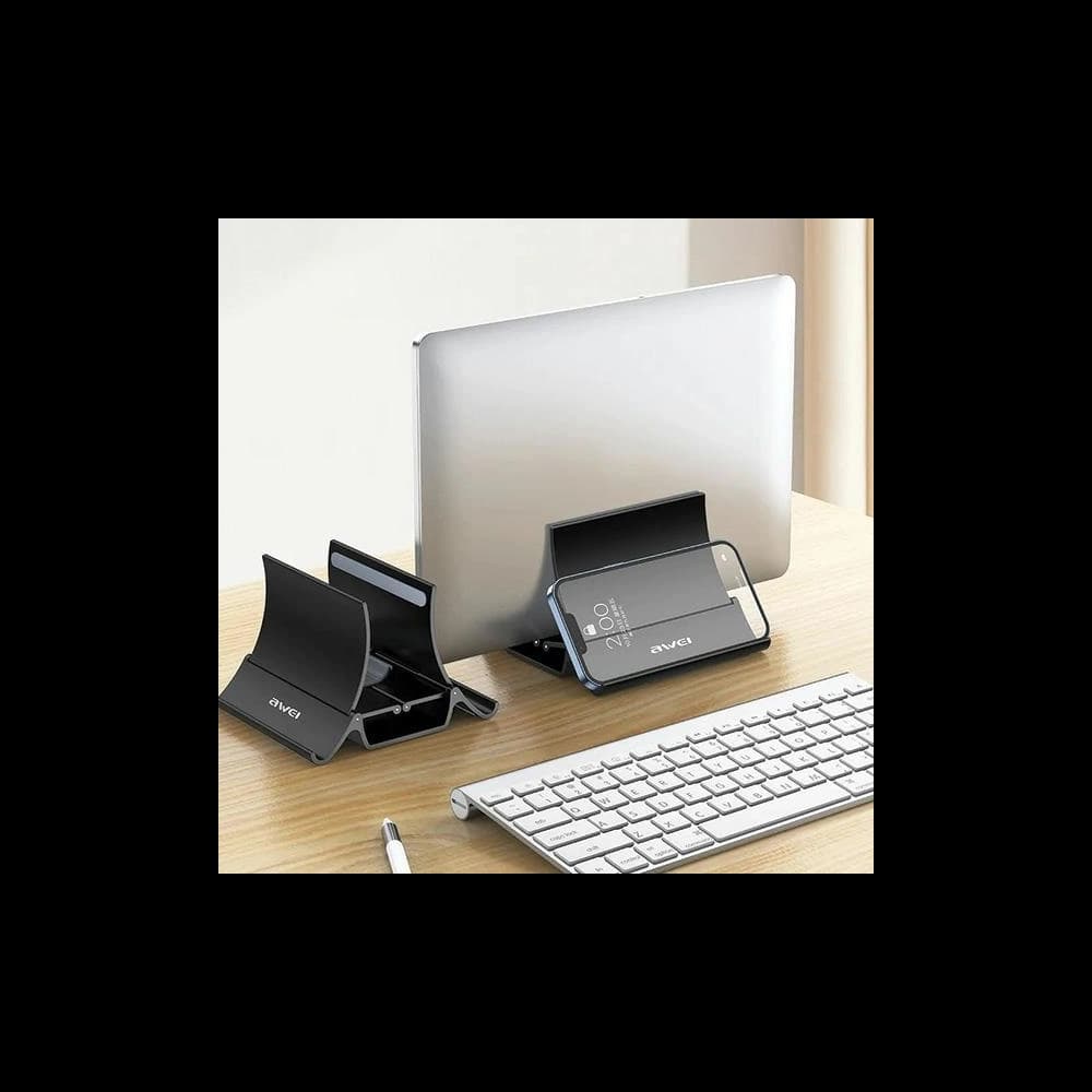 Suport pentru laptop gravitațional AWEI X32 negru/black - 3