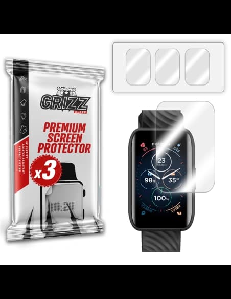 Hydrogel-Folie GrizzGlass Hydrofilm für Motorola Moto Watch 40