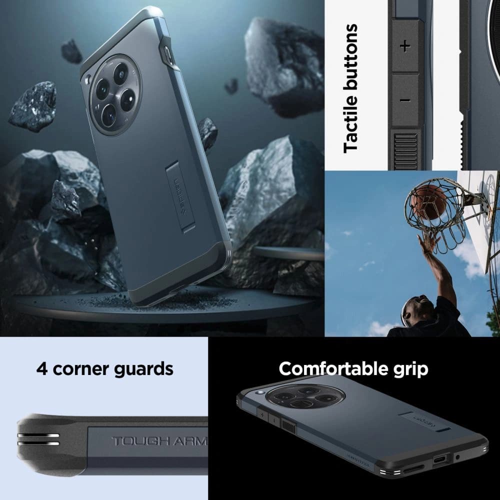 Etui Spigen Tough Armor OnePlus 12 Metal Slate - 12