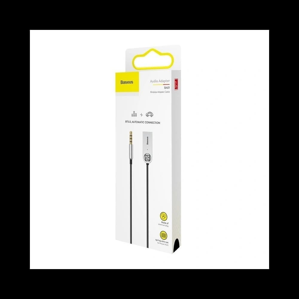 Bluetooth 5.0 audio adapter Baseus USB, AUX (fekete) - 7