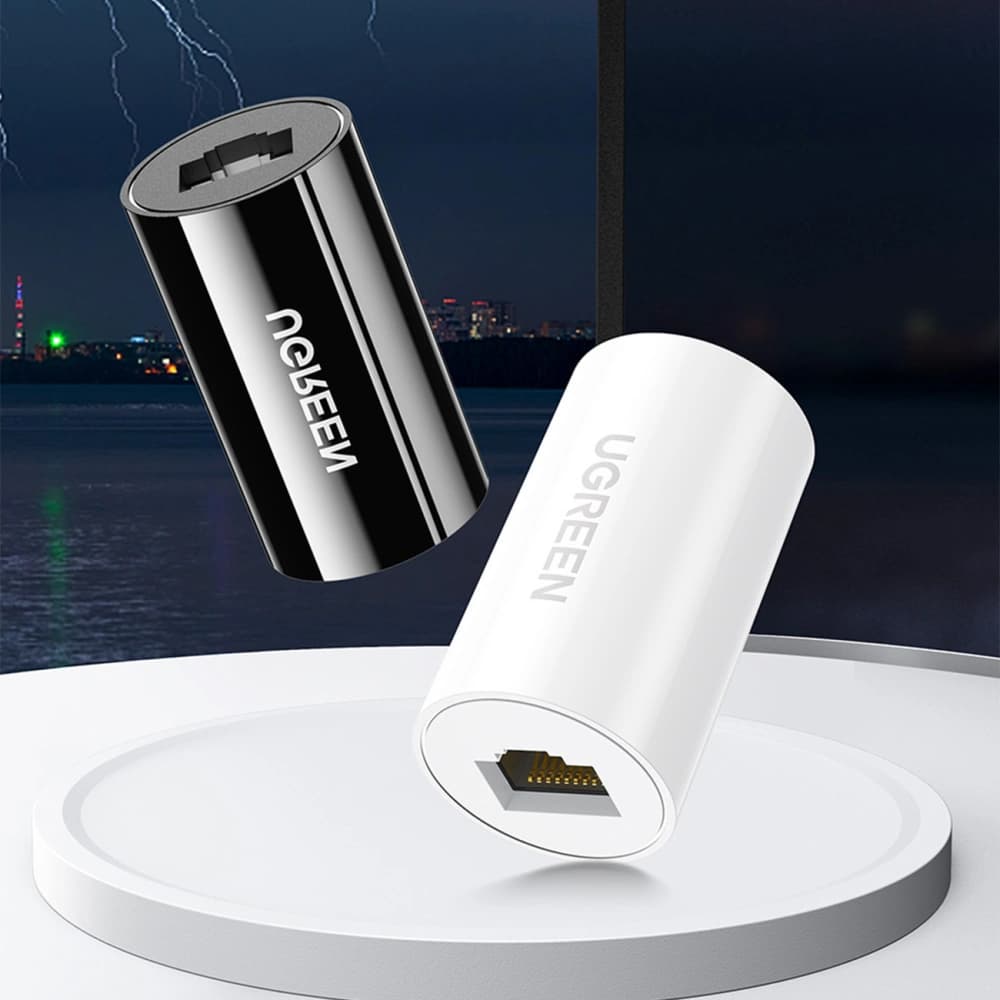 Conector rețea UGREEN NW116 RJ45 / RJ45 alb - 2