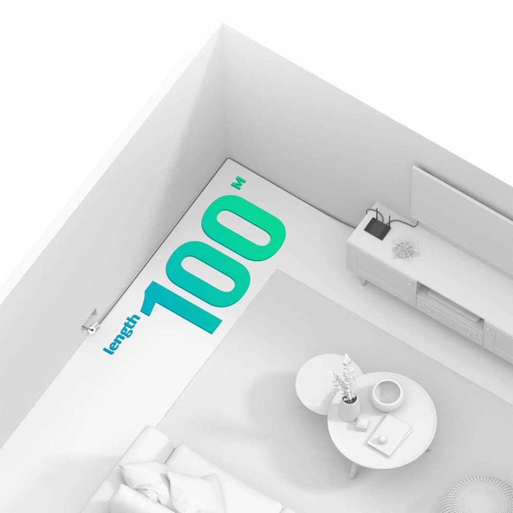 Conector rețea UGREEN NW116 RJ45 / RJ45 alb - 7