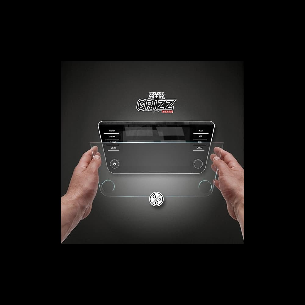 Matte GrizzGlass CarDisplay Protection Volvo EX30 12,3" 2024-2025 - 7