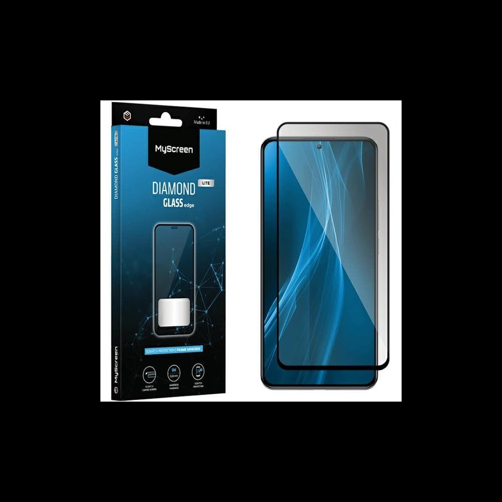 Sticlă securizată MyScreen Diamond Glass Edge Lite Full Glue Honor X8b negru/black - 1