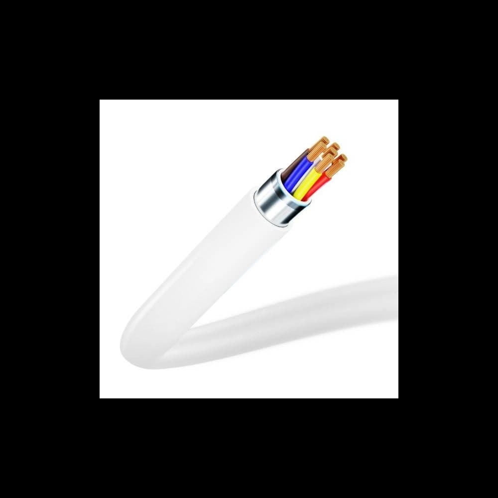 Cablul 3MK Hyper USB-A / microUSB 1.2m 5V 2.4A Alb/White - 6