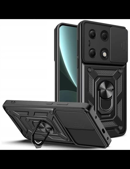 Tech-Protect CamShield Pro Xiaomi Redmi Note 13 Pro 4G / LTE / 14S / Poco M6 Pro 4G Black