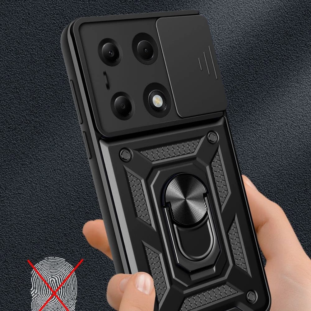 Etui Tech-Protect CamShield Pro Xiaomi Redmi Note 13 Pro 4G / Poco M6 Pro 4G černá - 5
