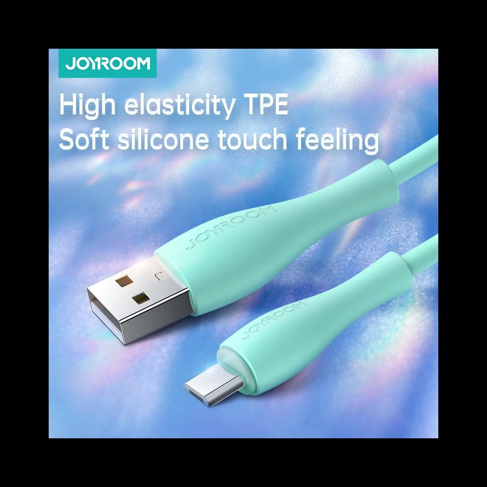 Kabel Joyroom S-2030M8 USB-A / microUSB 3A 2m zelený - 2