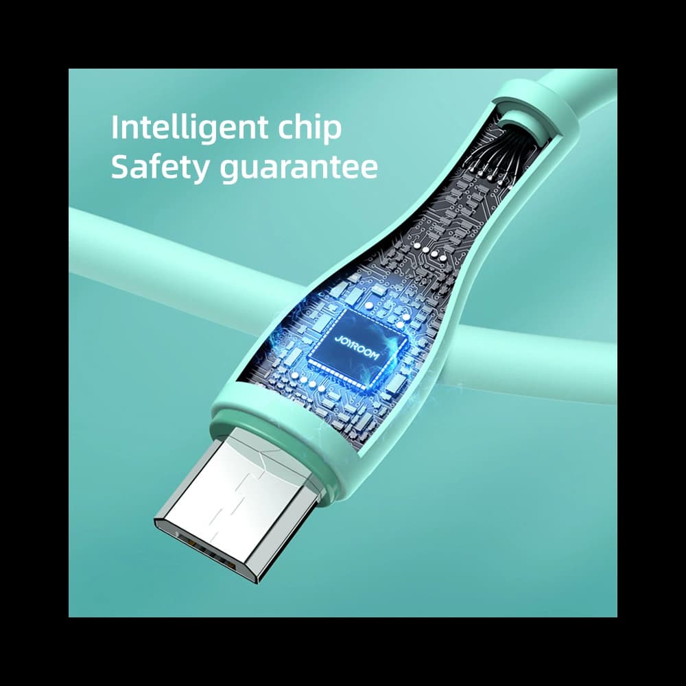 Kabel Joyroom S-2030M8 USB-A / microUSB 3A 2m zelený - 3