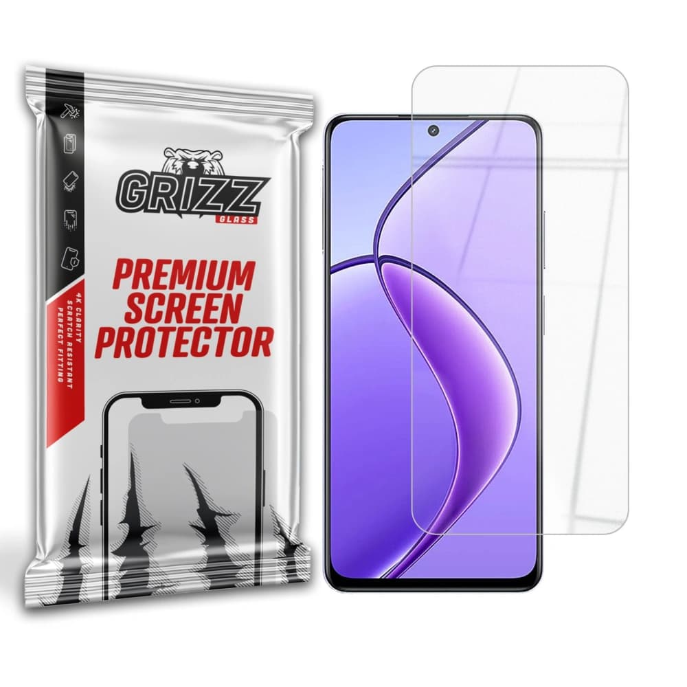 Hybriertes Glas GrizzGlass HybridGlass für Realme 12 - 1