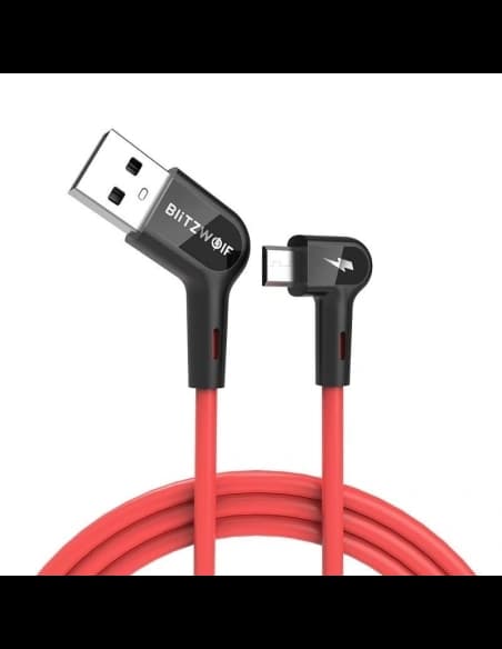 Right Angle USB-A to Micro USB Cable BlitzWolf BW-AC2 2,4A 1,8m