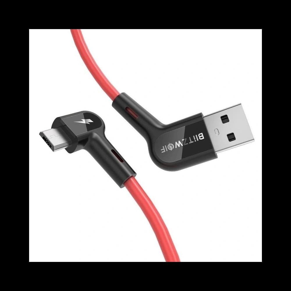 Right Angle USB-A to Micro USB Cable BlitzWolf BW-AC2 2,4A 1,8m - 2
