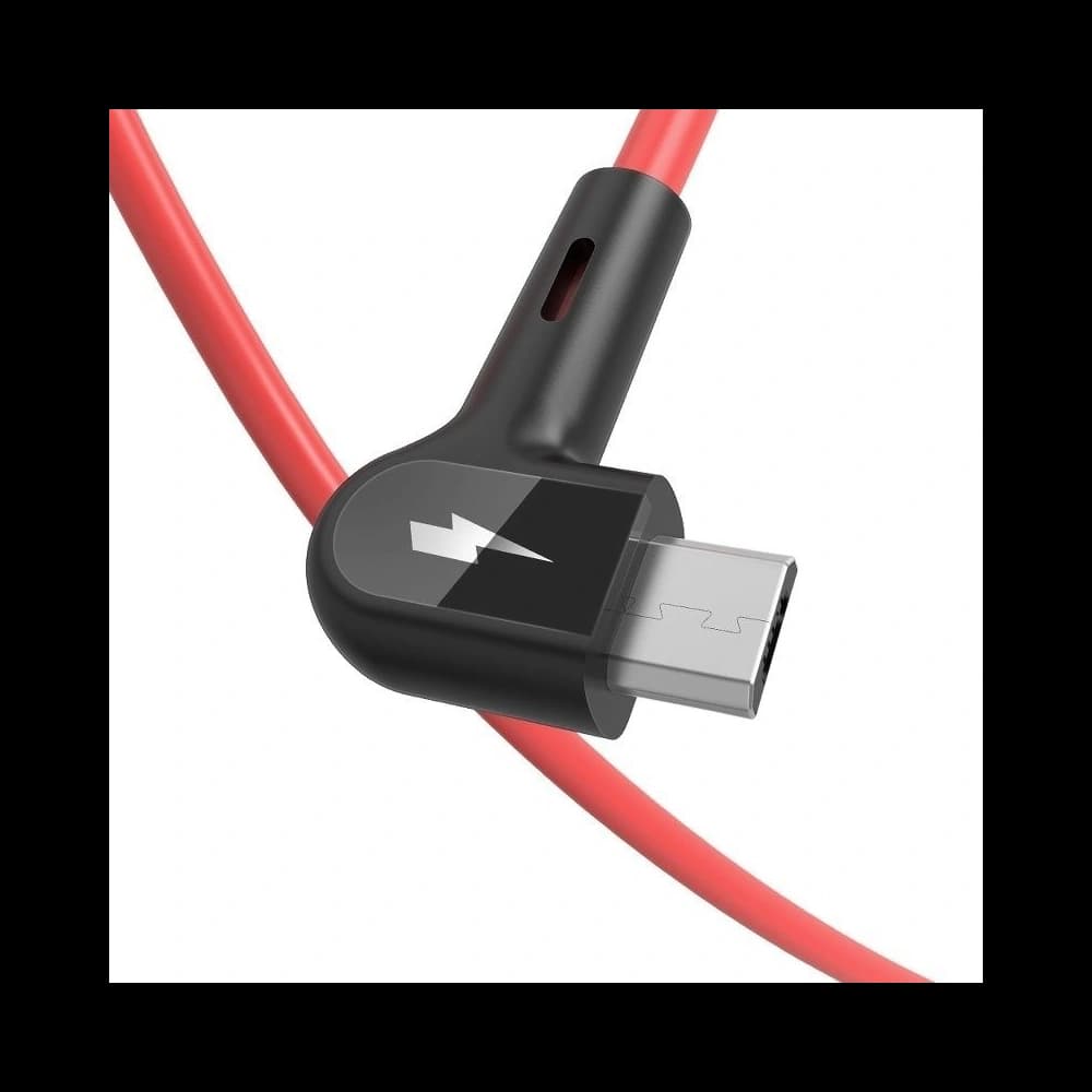 Right Angle USB-A to Micro USB Cable BlitzWolf BW-AC2 2,4A 1,8m - 3