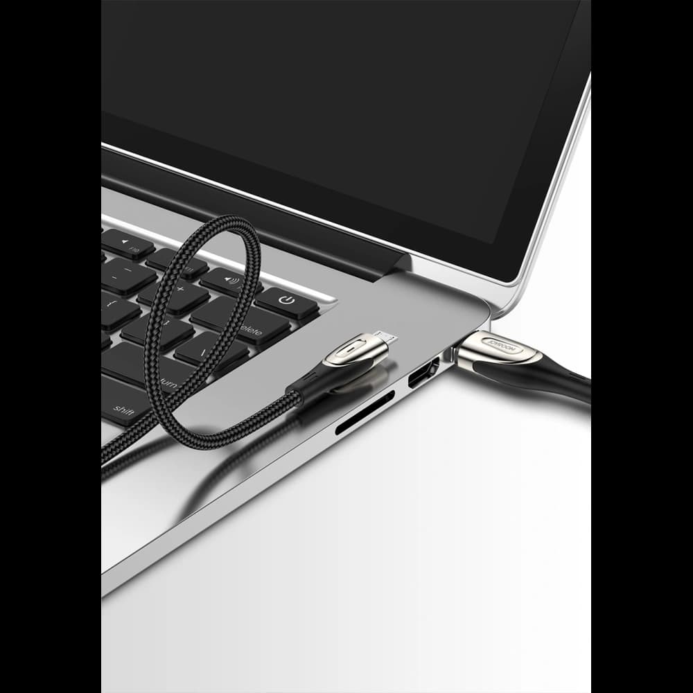 Joyroom S-M411 USB-A / microUSB 3A 1.2m black - 7