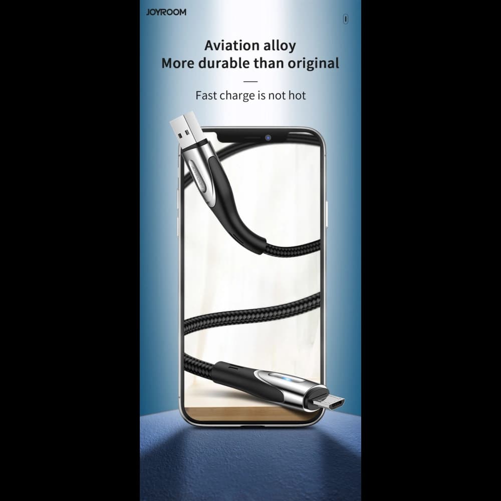 Kábel Joyroom S-M411 USB-A / microUSB 3A 2m fekete - 7