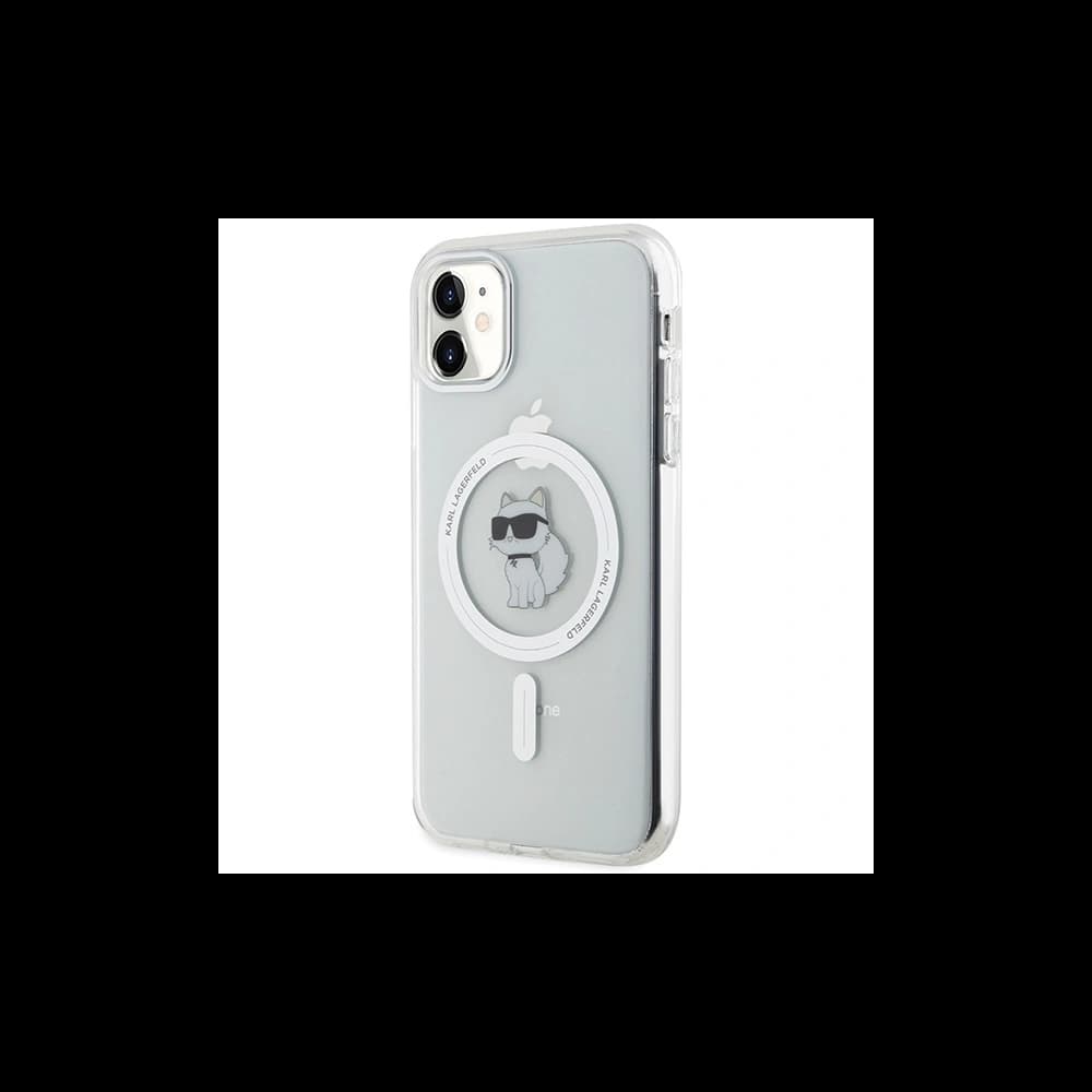 Etui Karl Lagerfeld KLHMN61HFCCNOT Apple iPhone XR / 11 hardcase IML Choupette MagSafe průhledný/transparentní - 2