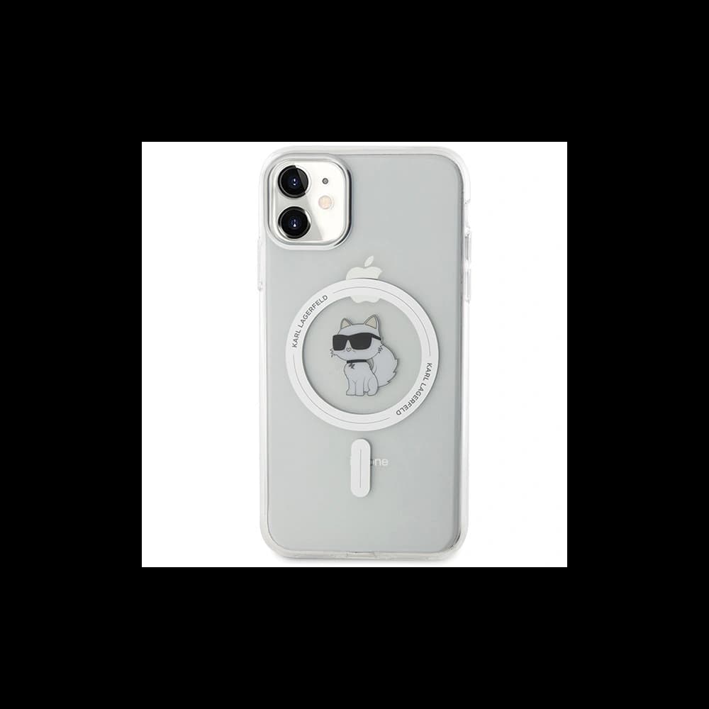 Etui Karl Lagerfeld KLHMN61HFCCNOT Apple iPhone XR / 11 hardcase IML Choupette MagSafe průhledný/transparentní - 3