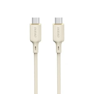 Dudao L7SCC cable USB-C / USB-C 100W 2m beige