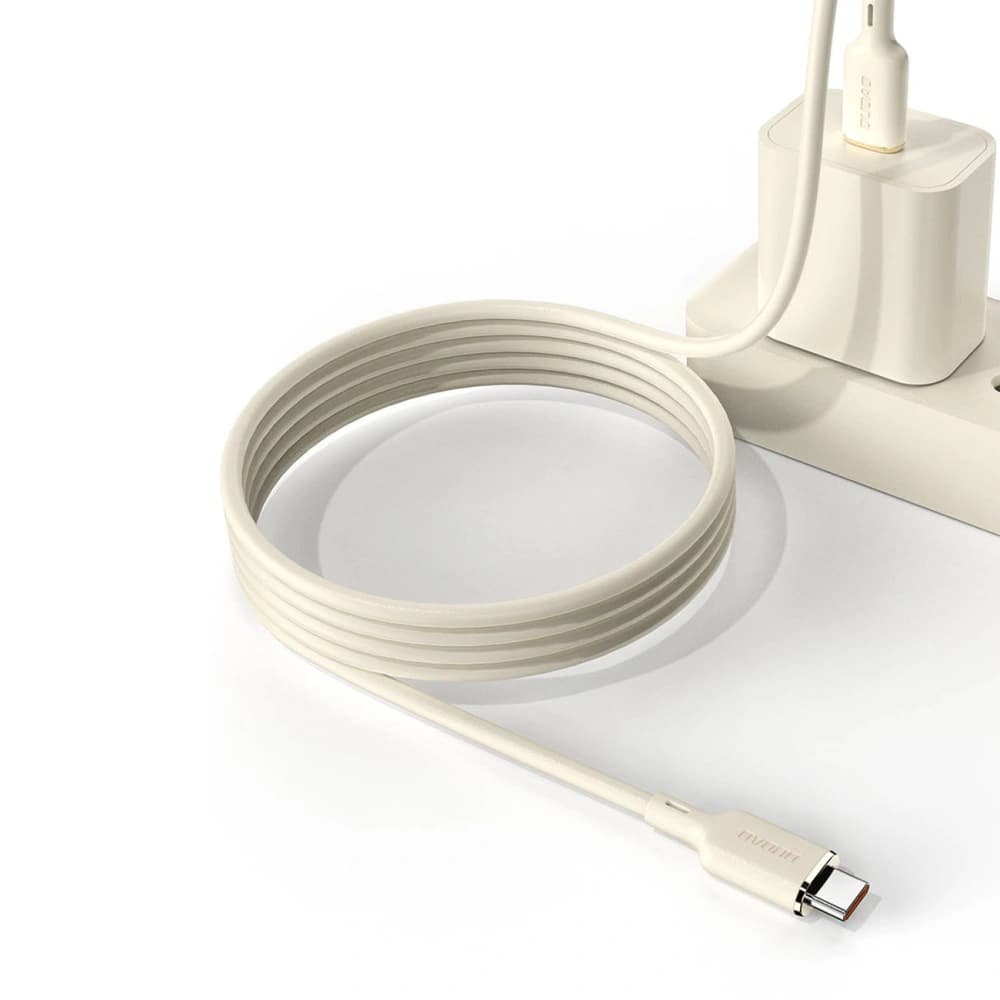 Kabel 2w1 Dudao L7SF USB-C / USB-C, Lightning 100W 1.2m bej - 6
