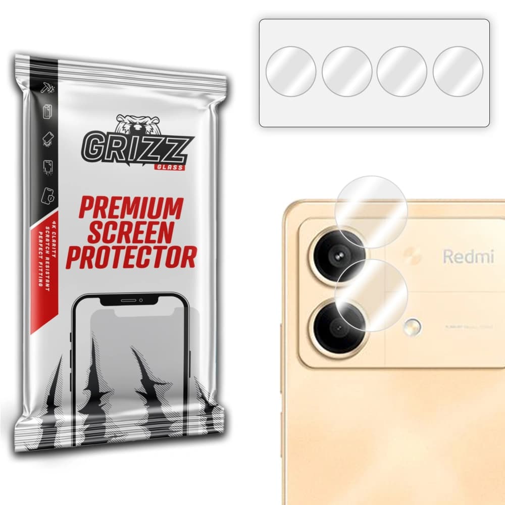 Glas für die Kamera GrizzGlass HybridGlass Kamera für Xiaomi Poco X6 Neo - 1