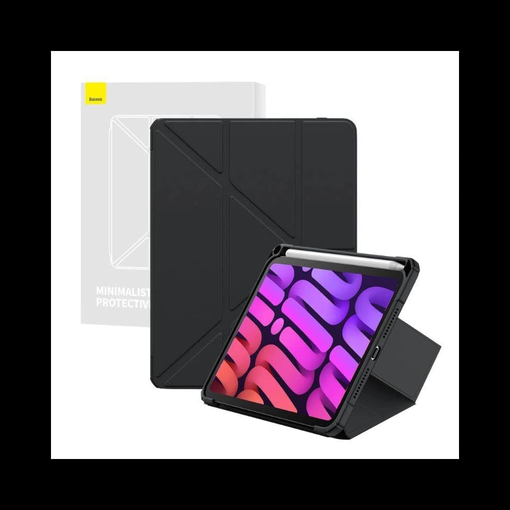 Etui Apple iPad mini 2021 (6. generációs) / iPad mini 8.3" 2024 7gen Baseus Minimalista fekete - 1
