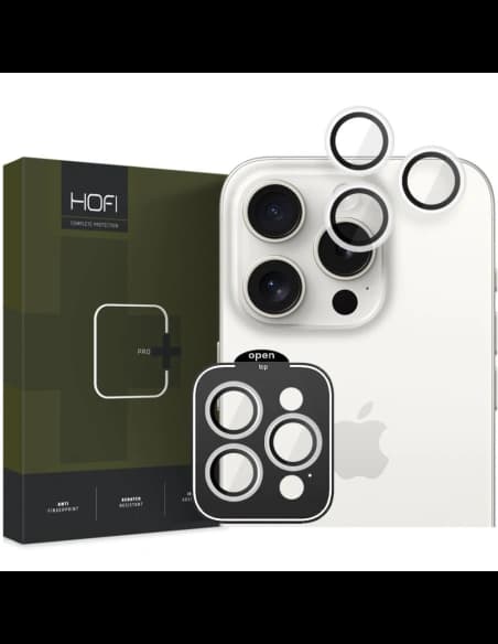 Sticlă pentru obiectivul aparatului Hofi Camring Pro+ Apple iPhone 15 Pro / 15 Pro Max Clear