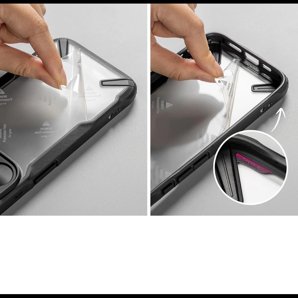 Etui Ringke Fusion-X OnePlus 12R Negru - 10