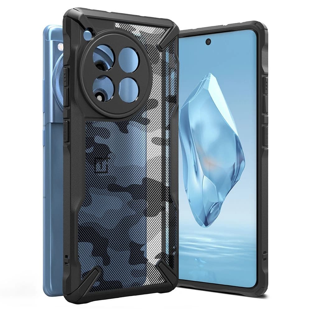 Etui Ringke Fusion-X OnePlus 12R Camo Black - 1