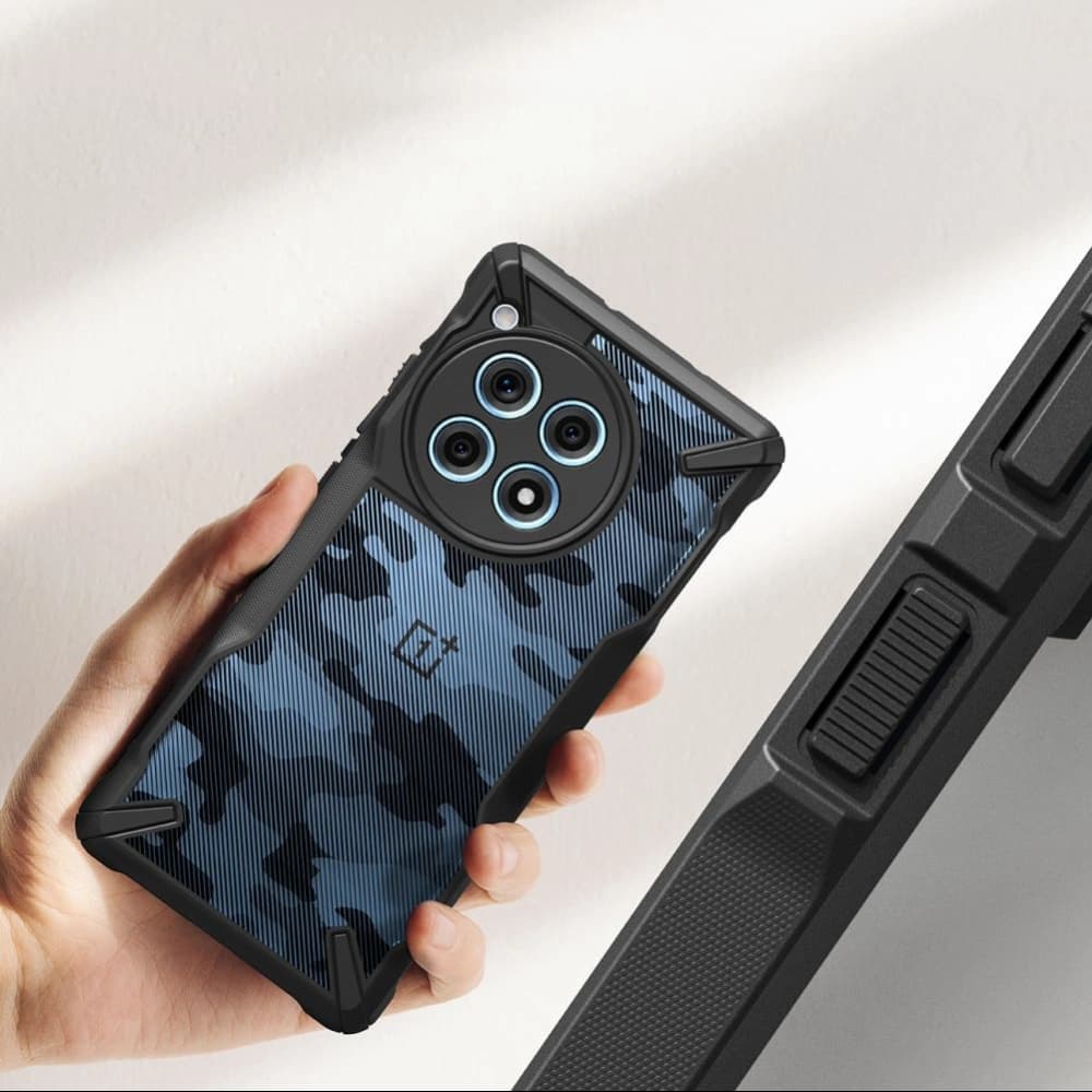 Etui Ringke Fusion-X OnePlus 12R Camo Black - 2