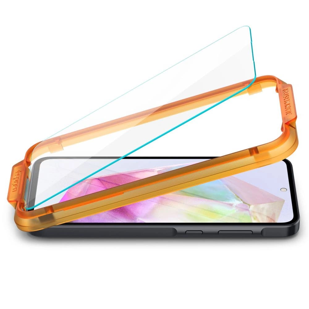 Gehärtetes Glas Spigen GLAS.tR AlignMaster Samsung Galaxy A35 5G Clear [2 PACK] - 4