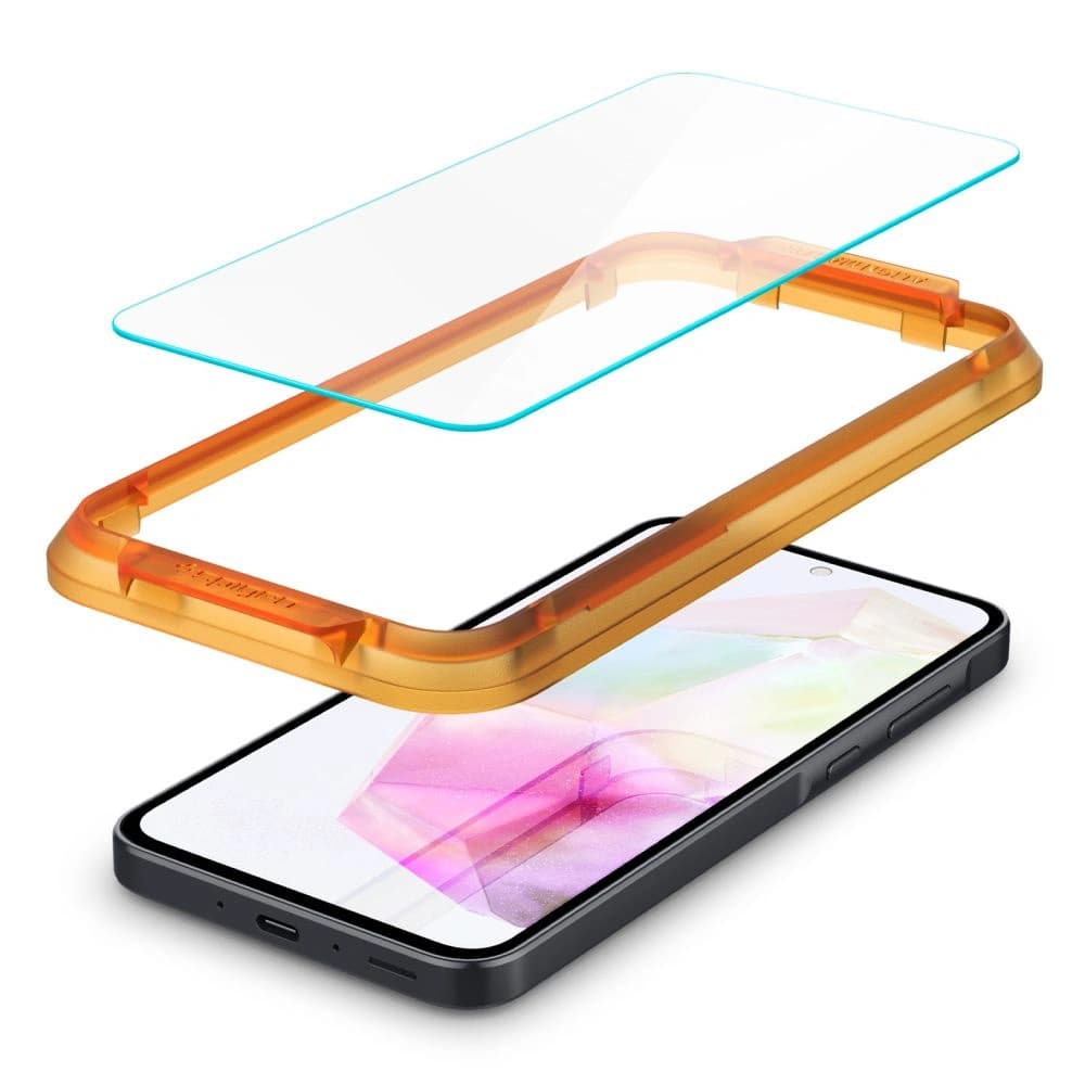 Gehärtetes Glas Spigen GLAS.tR AlignMaster Samsung Galaxy A35 5G Clear [2 PACK] - 5