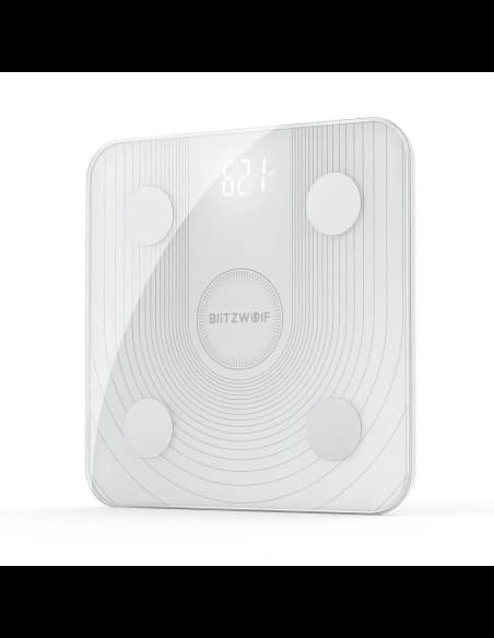 BlitzWolf Intelligente Waage BW-SC1 mit BMI, Fett-/Muskelmessfunktion