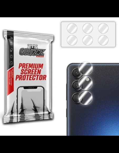 Glas für die GrizzGlass HybridGlass Kamera für Samsung Galaxy M55