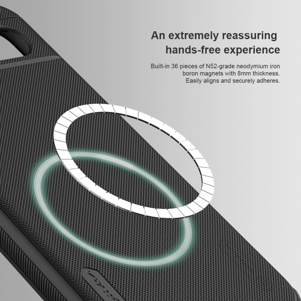 Etui Nillkin Super Frosted Shield Pro Magnetic Case Google Pixel 8A černé - 10