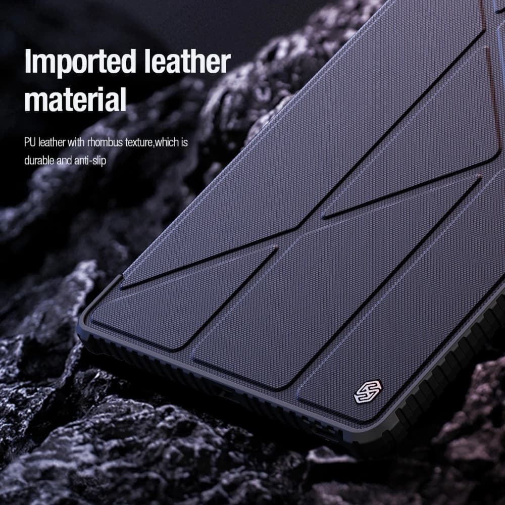Etui Nillkin Bumper Leather Case Pro Samsung Galaxy Tab S9 FE+ Plus negre - 15