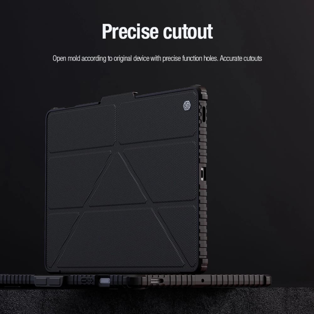 Etui Nillkin Bumper Leather Case Pro Samsung Galaxy Tab S9 FE+ Plus negre - 21