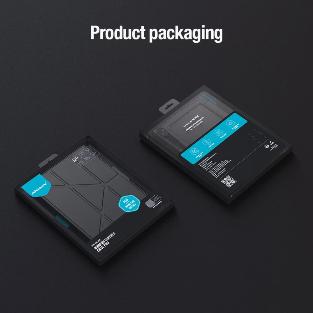 Etui Nillkin Bumper Leather Case Pro Samsung Galaxy Tab S9 FE+ Plus negre - 22