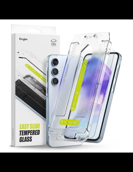 Tvrzené sklo Ringke Easy Slide Samsung Galaxy A55 5G Clear [2 PACK]