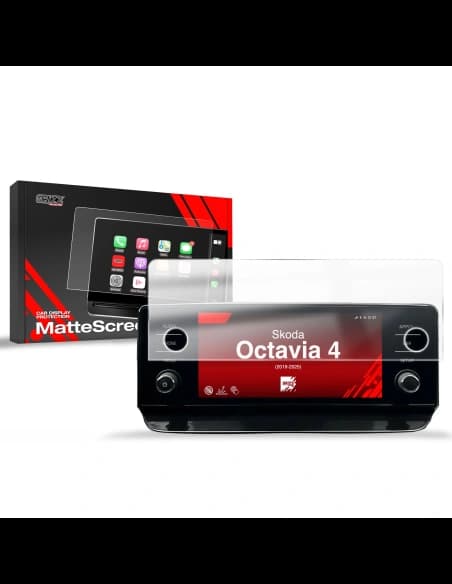 Matte GrizzGlass CarDisplay Protection Skoda Octavia 4 8,25" Swing 2019-2024