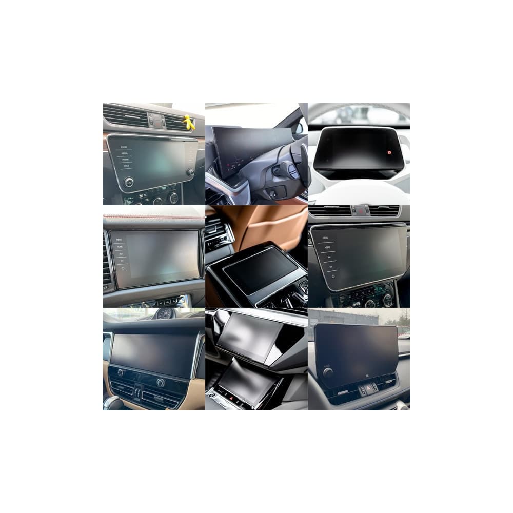 Matte GrizzGlass CarDisplay Protection Skoda Octavia 4 8,25" Swing 2019-2024 - 9