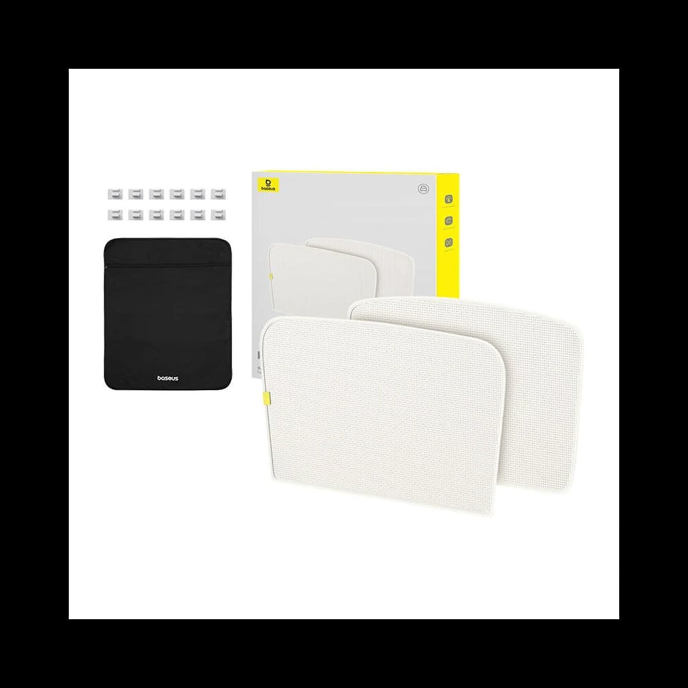 Automobilová sluneční ochrana jednovrstvá Baseus T-Space pro Tesla Model 3 bílá - 7