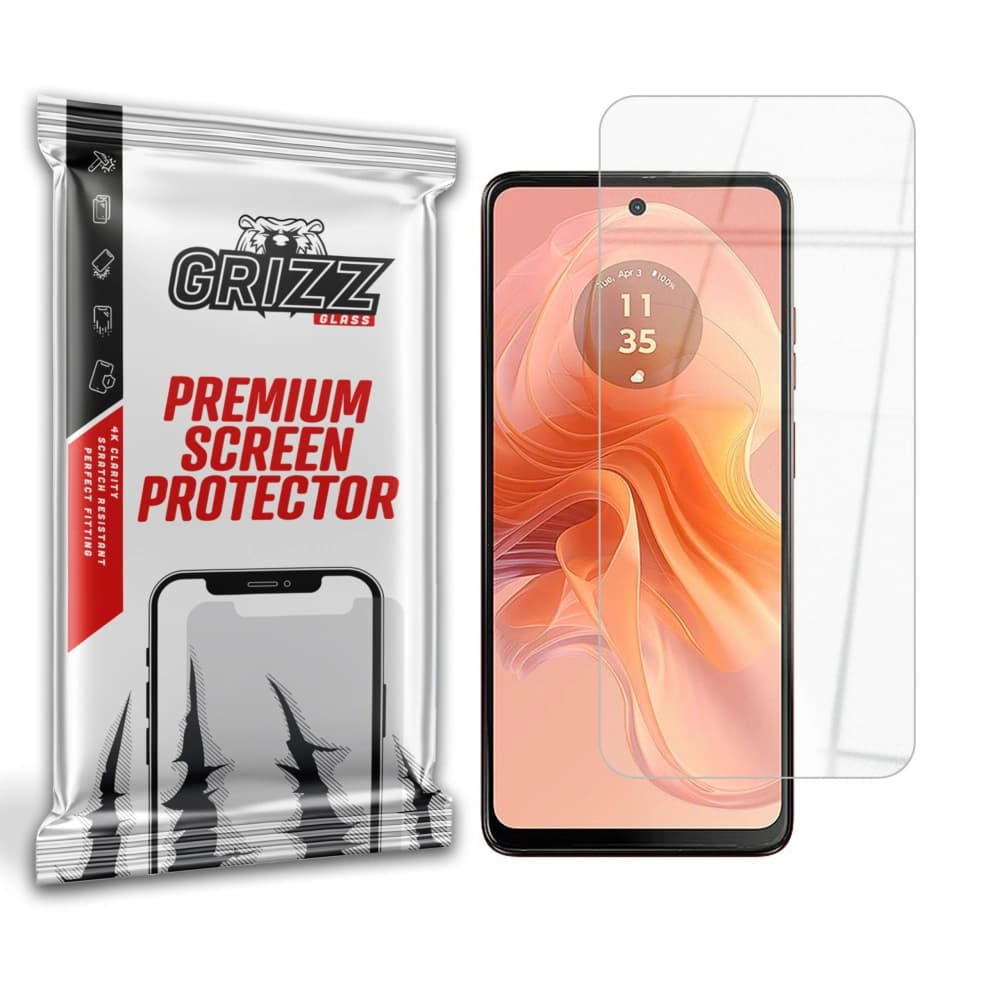 Hibrid üveg GrizzGlass HybridGlass Motorola Moto G04s-hez - 1