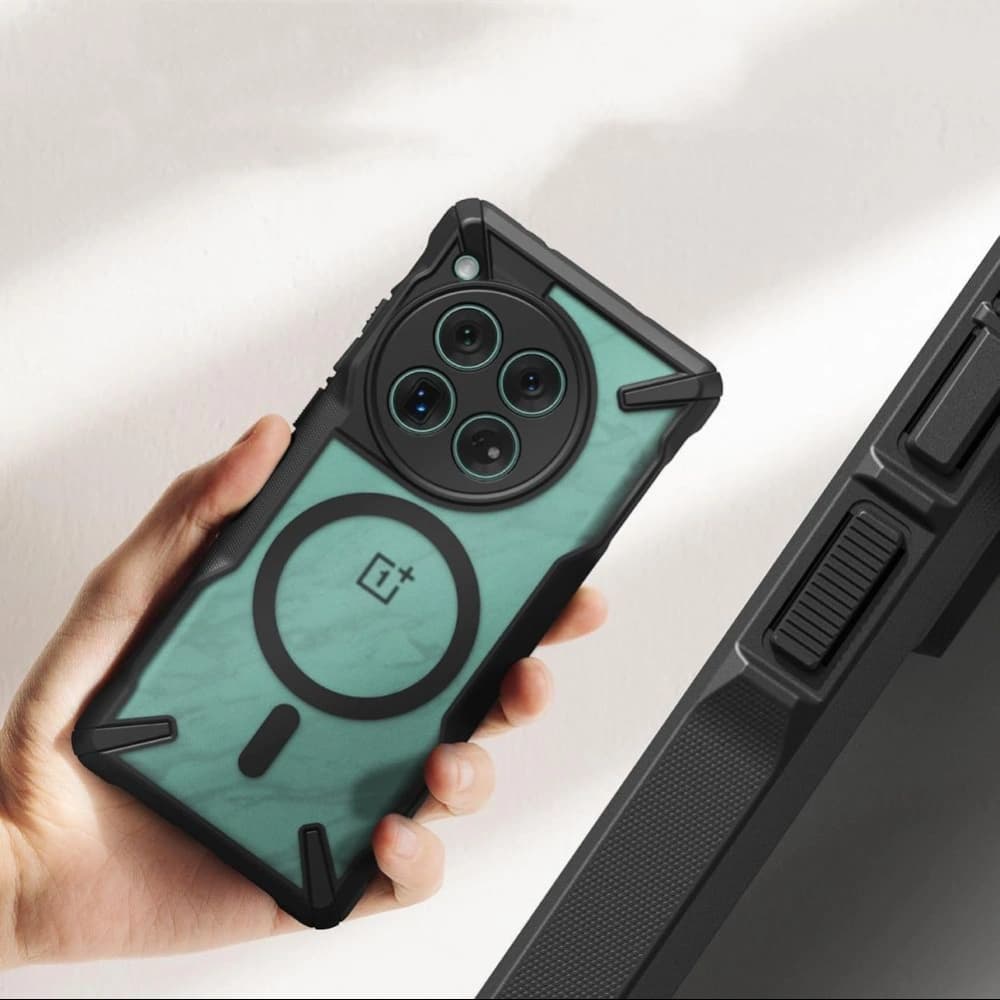 Etui Ringke Fusion-X Magnetic MagSafe OnePlus 12 Matná Černá - 4