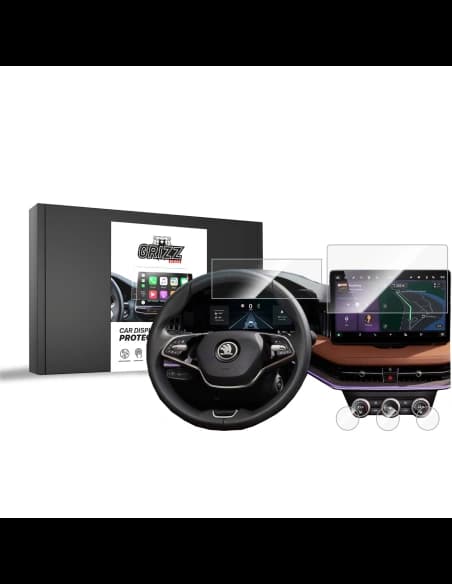 Ceramic GrizzGlass CarDisplay Protection Skoda Superb 4 13" 2024-2025 [5in1]