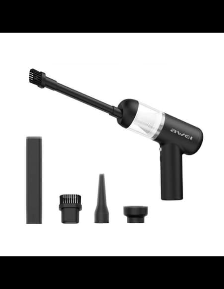 Aspirator mini fără fir AWEI V2 negru/black