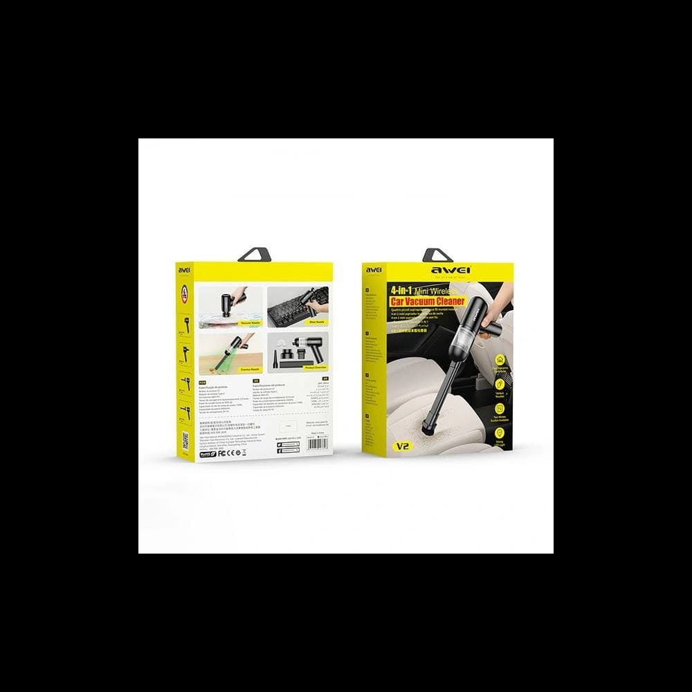 AWEI V2 mini cordless hoover black - 3