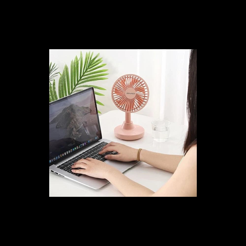 Mini ventilator AWEI F29 negru/black - 7