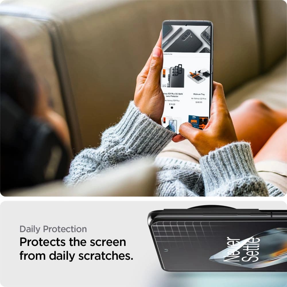 Fólia Spigen Neo Flex OnePlus 12 Clear [2 PACK] - 8